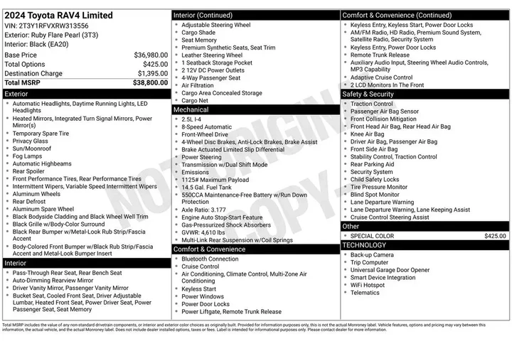 $31900 : Toyota RAV4 2024 Limited 4dr image 4