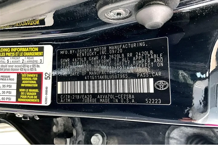 $15491 : Toyota Camry 2020 SE 4dr Sed image 8