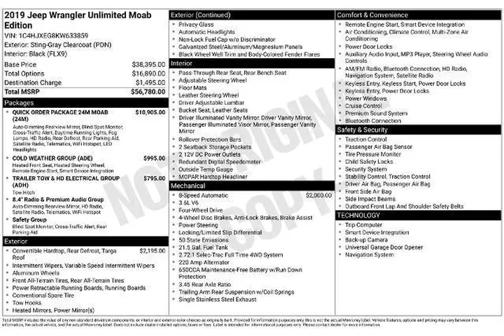 $31543 : Jeep Wrangler Unlimited 2019 image 2