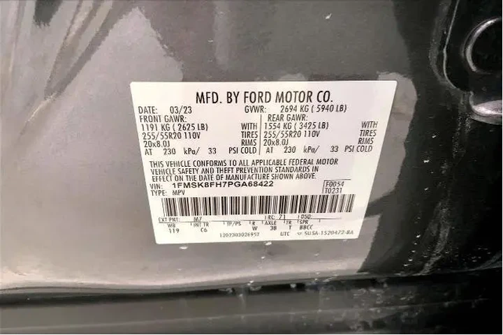 $26581 : Ford Explorer 2023 AWD Limit image 8