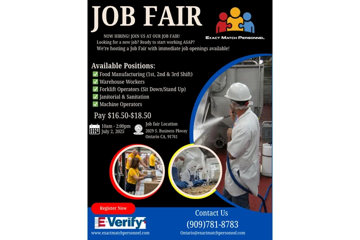 Job Fair Wed July 2, 2025 image 1