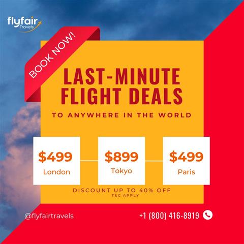 Last Minute Flights Available! image 2