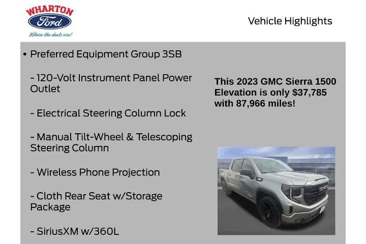 $37785 : GMC Sierra 1500 2023 4x4 Ele image 9