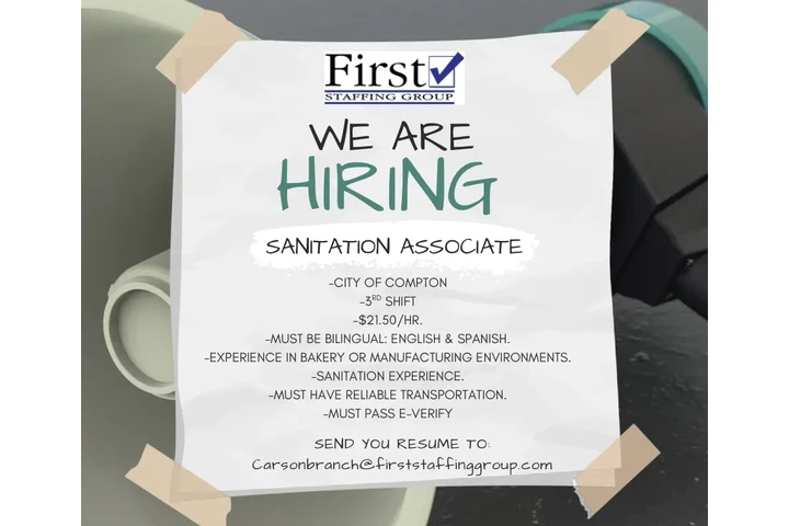 SANITATION ASSOCIATE image 1