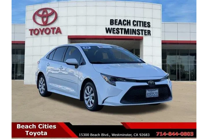 $17924 : Toyota Corolla 2022 LE 4dr S image 2