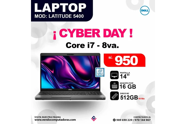 Laptop Dell Intel Core i7 - 8v image 5
