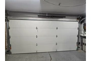 Woodlike plank garage door thumbnail