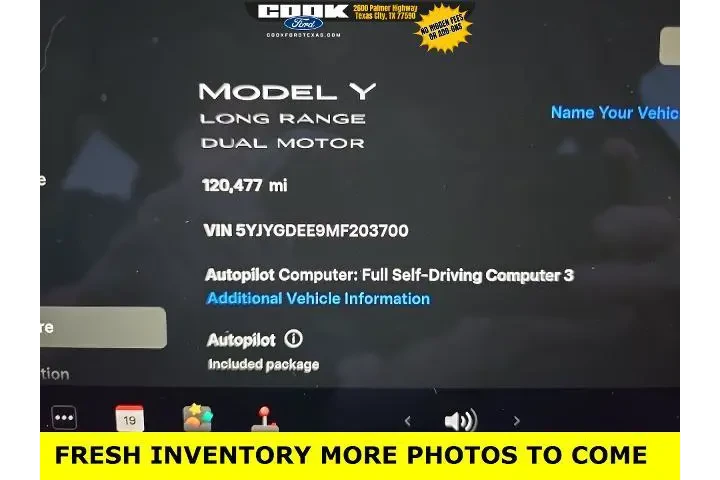 $20983 : Tesla Model Y 2021 AWD Long image 3