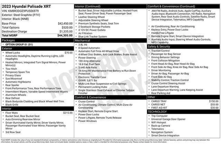 $29990 : Hyundai PALISADE 2023 AWD XR image 4