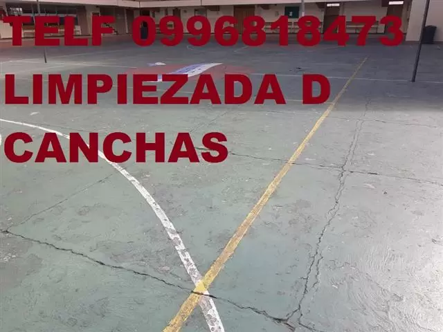 LIMPIEZA DE CANCHAS DEPORTIVAS image 1