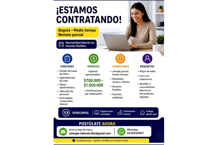 Bogotá, Medio tiempo Aux Ofi image 1