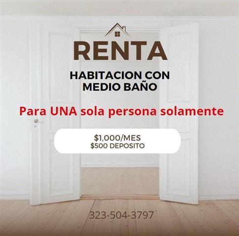 $1000 : RENTO HABITACION LOS ANGELES image 1