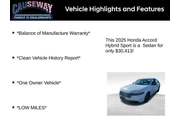 $30413 : Honda Accord Hybrid 2025 Spo thumbnail