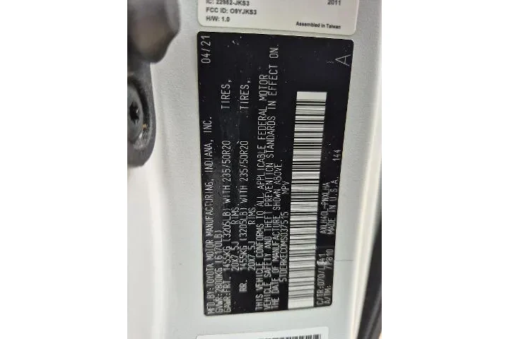 $35971 : Toyota Sienna 2021 Platinum image 4