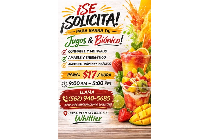 Barra de Jugos y Biónicos image 1