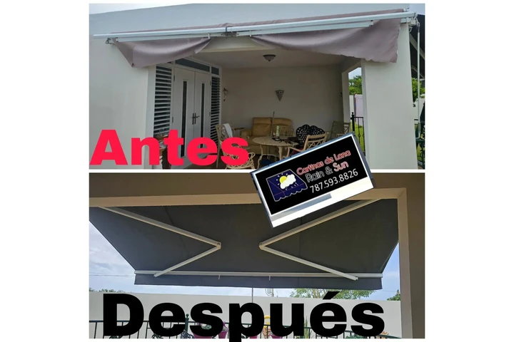 Cortinas de lona Rain and sun image 1