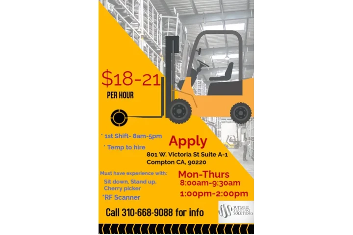 Forklift Driver- Montacarga image 1