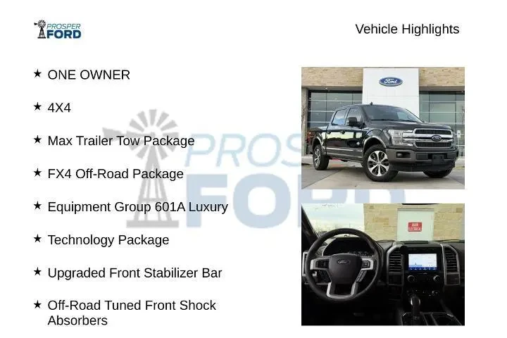 $38995 : Ford F-150 2020 4x4 King Ran image 5