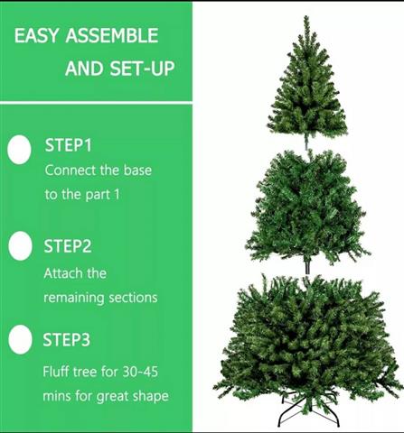 $100 : Christmas Tree with Stand Bush image 5