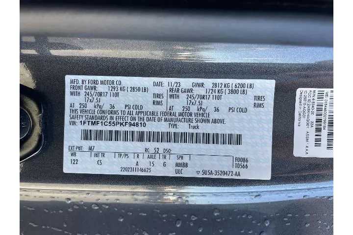 $39175 : Ford F-150 2023 4x2 XL 2dr R image 5