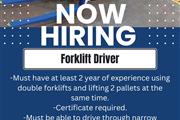 FORKLIFT DRIVERS NEEDED!!!