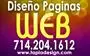 Paginas Web de Limpieza Llame en Orange County