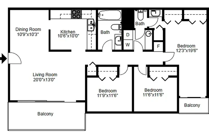 $970 : 8000 Montgomery Blvd NE, Albuq image 1