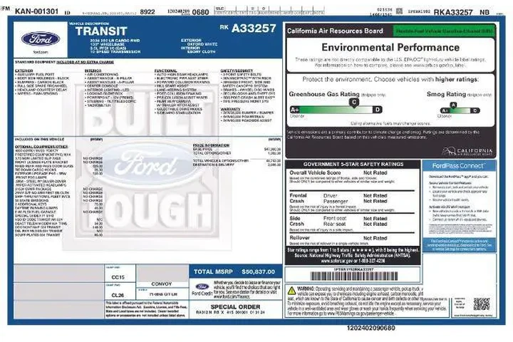 $34700 : Ford Transit 2024 250 3dr LW image 3