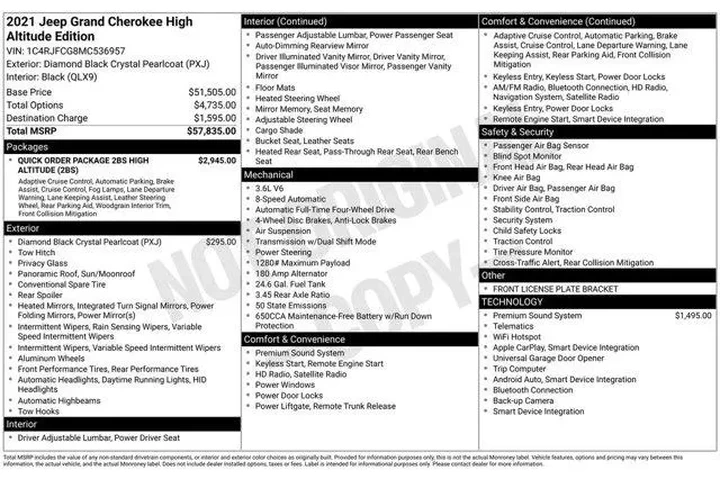 $25995 : Jeep Grand Cherokee 2021 4x4 image 2