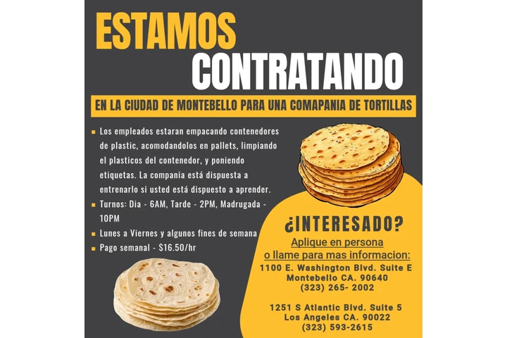 ESTAMOS CONTRATANDO image 1