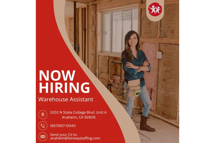 Hiring Warehouse assistant!! image 1