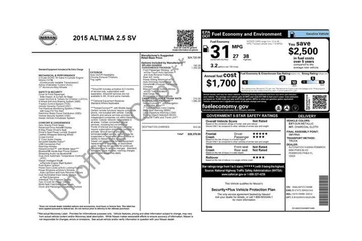 $12671 : Nissan Altima 2015 2.5 4dr S image 2