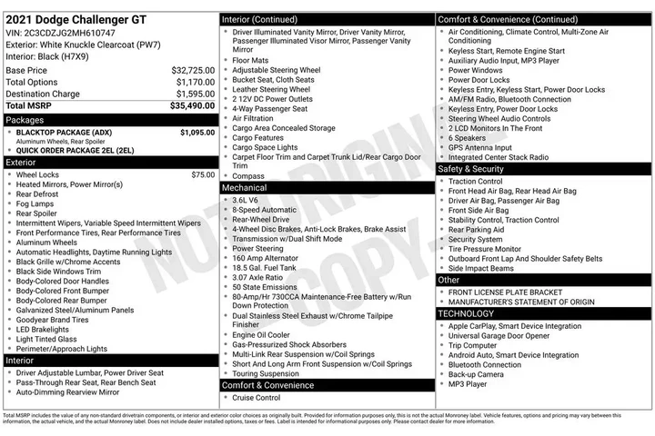 $22250 : Dodge Challenger 2021 GT 2dr image 3