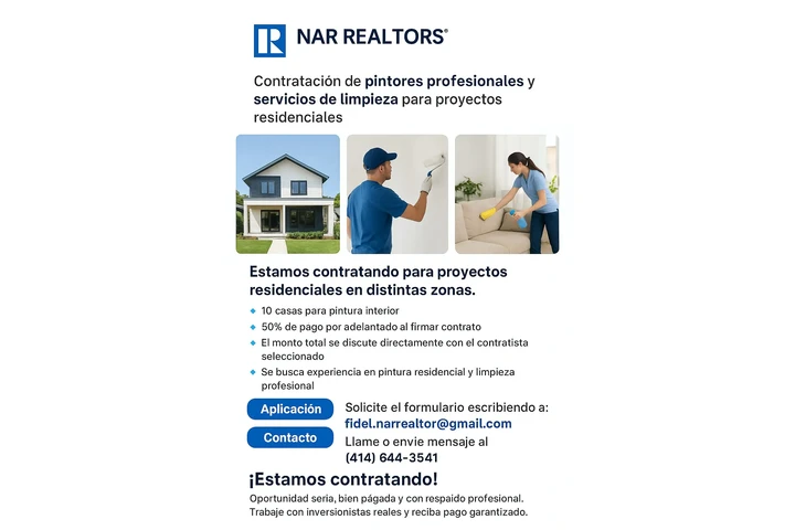 Buscamos pintores certificados image 1