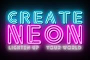 Create Neon thumbnail 1