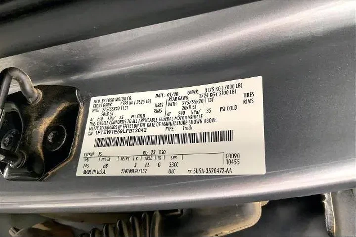 $28952 : Ford F-150 2020 4x4 Lariat 4 image 8