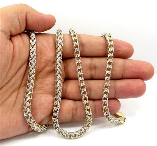 $11000 : Gold Two Tone Franco Chain image 4