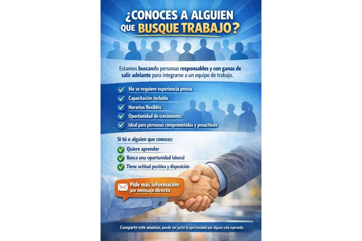 SE BUSCA PERSONAL PARA VENTAS image 1