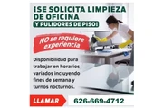 LIMPIEZA DE OFICINA/PULIDORES en Los Angeles