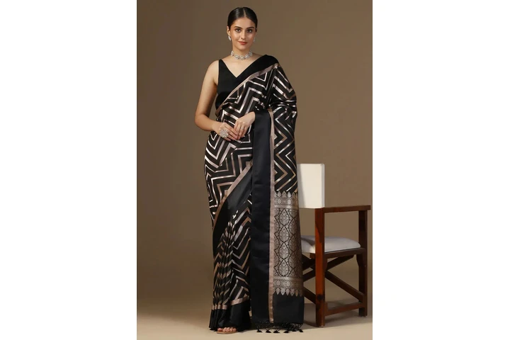 $4793 : Banarasi Silk Designer Saree image 1
