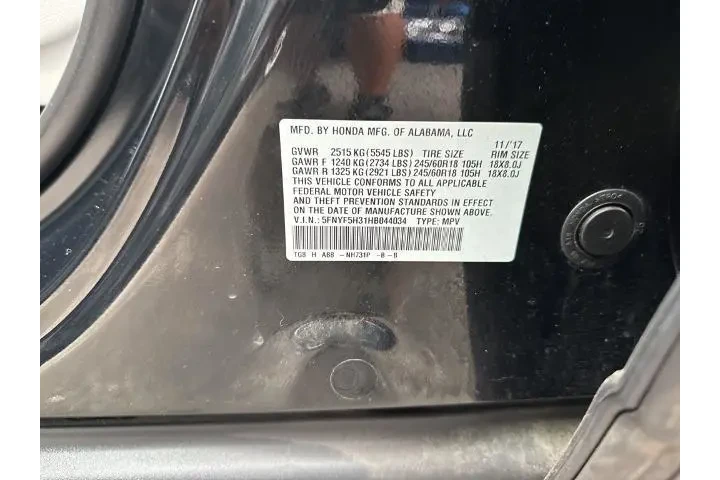 $20785 : Honda Pilot 2017 EX 4dr SUV image 10