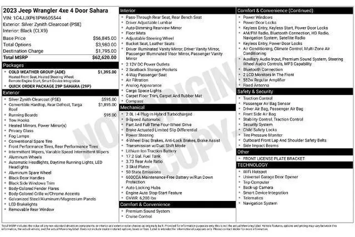 $30210 : Jeep Wrangler 2023 4x4 Sahar image 2