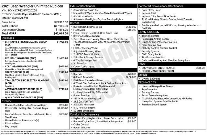 $39000 : Jeep Wrangler Unlimited 2021 image 7