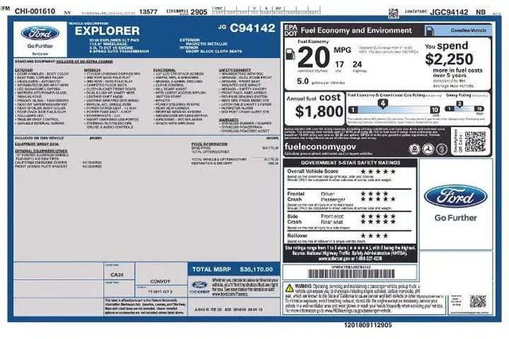 $17500 : Ford Explorer 2018 XLT 4dr S image 2