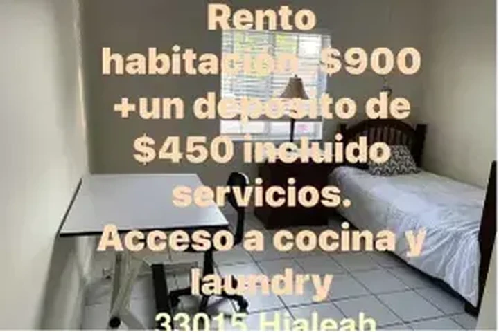 $900 : Rento Habitación image 1