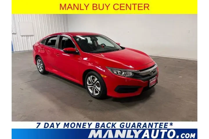 $16433 : Honda Civic 2017 LX 4dr Seda image 1