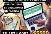 PAGINAS WEB $5000 en Los Angeles