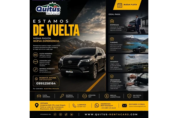 ALQUILER DE AUTOS EN QUITO image 1