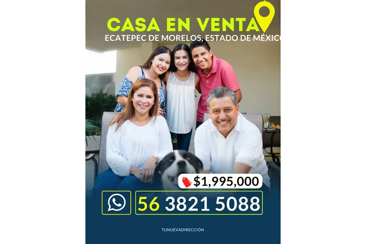 $1995000 : 🚨Casa cerca de metro Ecatepec image 10