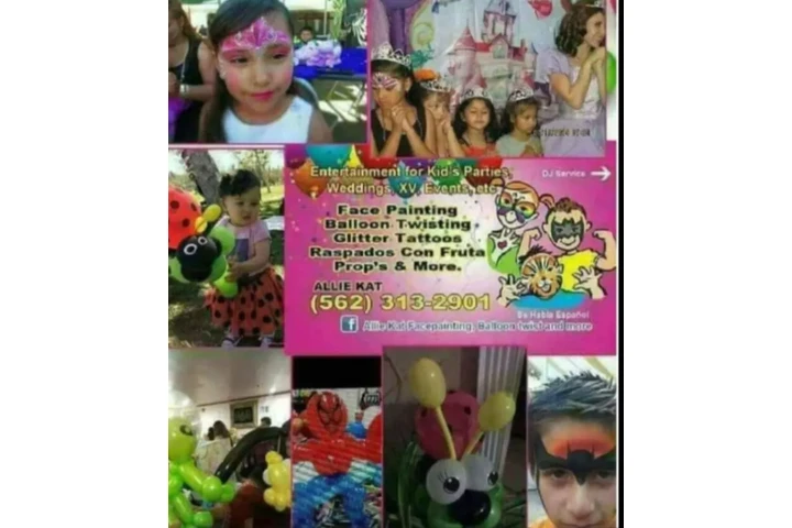 Pinta caritas, globos infantil image 1